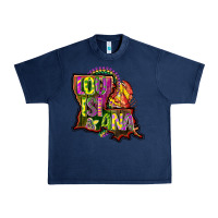 Navy louisiana map Urban Heavy Tee - CowGirlArtShop