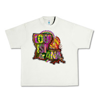 Pistachio louisiana map Urban Heavy Tee - CowGirlArtShop