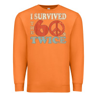 Carrot I Survived The Sixties 60s Twice Premium Sweatshirt - FloraArt