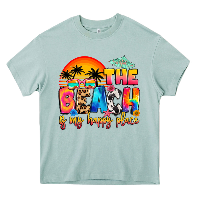 The Beach Is My Happy Place Heavy Core Tee by Artiststas | Teevron