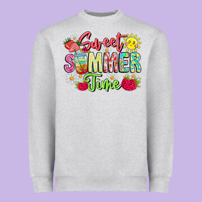 Sweet Summer Time Heavyweight Sweatshirt Designed By Cowhidedigitalart