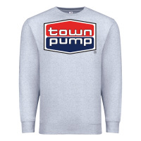 Heather Grey town pump Premium Sweatshirt - FloraArt