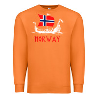 Carrot boat norwegian flag norway viking ship norway Premium Sweatshirt - FloraArt