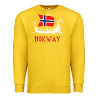 Lemon boat norwegian flag norway viking ship norway Premium Sweatshirt - FloraArt