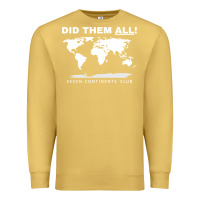 Antique Gold Seven Continents Shirt Premium Sweatshirt - FloraArt