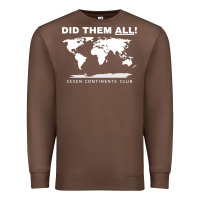 Chestnut Seven Continents Shirt Premium Sweatshirt - FloraArt