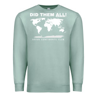 Seafoam Seven Continents Shirt Premium Sweatshirt - FloraArt