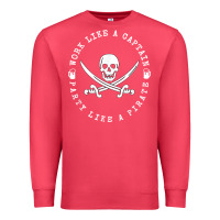 Cardinal Work like a captain party like a pirate Premium Sweatshirt - FloraArt