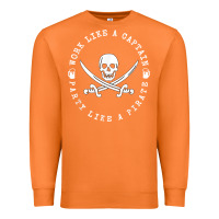 Carrot Work like a captain party like a pirate Premium Sweatshirt - FloraArt