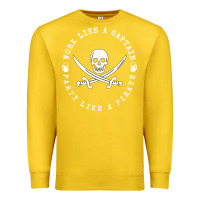 Lemon Work like a captain party like a pirate Premium Sweatshirt - FloraArt