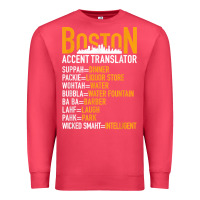 Cardinal wicked smaht boston accent translator bostonians gifts shirt Premium Sweatshirt - FloraArt