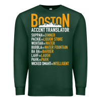 Sports Green wicked smaht boston accent translator bostonians gifts shirt Premium Sweatshirt - FloraArt