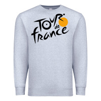 Heather Grey tour de france cycling Premium Sweatshirt - ArtMosaic