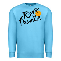 Ocean Blue tour de france cycling Premium Sweatshirt - ArtMosaic