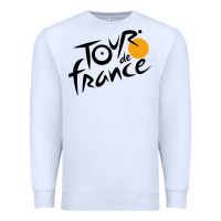 White tour de france cycling Premium Sweatshirt - ArtMosaic