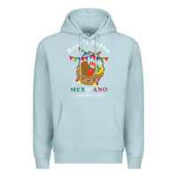 Blue Mist logo for rosys saon mexicano Premium Hoodie - CowhideDigitalArt
