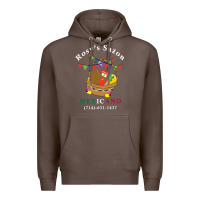 Coffee logo for rosys saon mexicano Premium Hoodie - CowhideDigitalArt