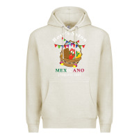 Oatmeal Heather logo for rosys saon mexicano Premium Hoodie - CowhideDigitalArt