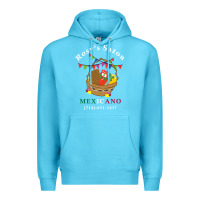 Ocean Blue logo for rosys saon mexicano Premium Hoodie - CowhideDigitalArt