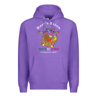 Purple logo for rosys saon mexicano Premium Hoodie - CowhideDigitalArt