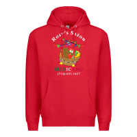 Red logo for rosys saon mexicano Premium Hoodie - CowhideDigitalArt