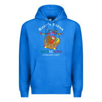 True Royal logo for rosys saon mexicano Premium Hoodie - CowhideDigitalArt