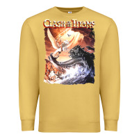 Antique Gold Clash of the Titans (Transparent) Premium Sweatshirt - ArtMosaic