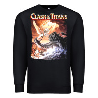 Black Clash of the Titans (Transparent) Premium Sweatshirt - ArtMosaic
