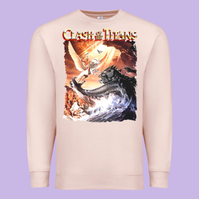 Clash Of The Titans (transparent) Premium Sweatshirt Designed By Artmosaic