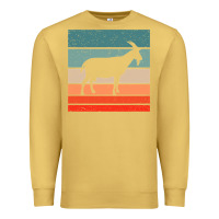 Antique Gold goat goats retro style vintage 140 goat lover Premium Sweatshirt - ArtMosaic