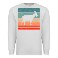 Dove Grey goat goats retro style vintage 140 goat lover Premium Sweatshirt - ArtMosaic