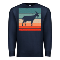 Navy goat goats retro style vintage 140 goat lover Premium Sweatshirt - ArtMosaic