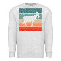 Oatmeal Heather goat goats retro style vintage 140 goat lover Premium Sweatshirt - ArtMosaic