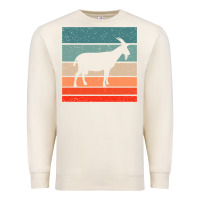 Sandshell goat goats retro style vintage 140 goat lover Premium Sweatshirt - ArtMosaic