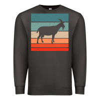 Smoke goat goats retro style vintage 140 goat lover Premium Sweatshirt - ArtMosaic