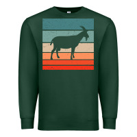 Sports Green goat goats retro style vintage 140 goat lover Premium Sweatshirt - ArtMosaic