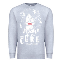 Heather Grey Limited Edition The-Cure-Robert-Smith Premium Sweatshirt - ArtMosaic