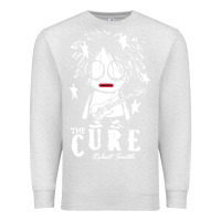 Oatmeal Heather Limited Edition The-Cure-Robert-Smith Premium Sweatshirt - ArtMosaic