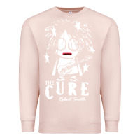 Pale Pink Limited Edition The-Cure-Robert-Smith Premium Sweatshirt - ArtMosaic