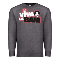 Charcoal Heather viva la bam Premium Sweatshirt - ArtMosaic