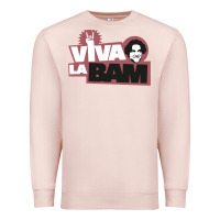 Pale Pink viva la bam Premium Sweatshirt - ArtMosaic