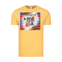 Vintage Mustard American mama Vintage Tee - TumblerDesignByShophia