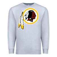 Heather Grey the indian red skins clasic Premium Sweatshirt - ArtMosaic