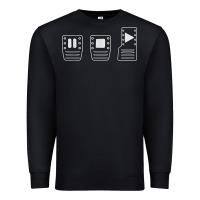 Black save manual pedal diagram stick shift car lover t shirt Premium Sweatshirt - ArtMosaic