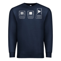 Navy save manual pedal diagram stick shift car lover t shirt Premium Sweatshirt - ArtMosaic