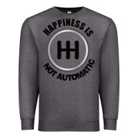 Charcoal Heather Happiness is Not Automatic..Save the manuals.. 3 Pedals Cars Lovers gi Premium Sweatshirt - ArtMosaic