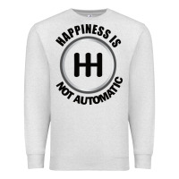 Oatmeal Heather Happiness is Not Automatic..Save the manuals.. 3 Pedals Cars Lovers gi Premium Sweatshirt - ArtMosaic