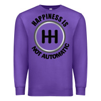 Purple Happiness is Not Automatic..Save the manuals.. 3 Pedals Cars Lovers gi Premium Sweatshirt - ArtMosaic