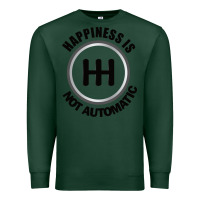 Sports Green Happiness is Not Automatic..Save the manuals.. 3 Pedals Cars Lovers gi Premium Sweatshirt - ArtMosaic