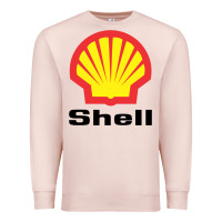Pale Pink Copy of shell gasoline Premium Sweatshirt - ArtMosaic
